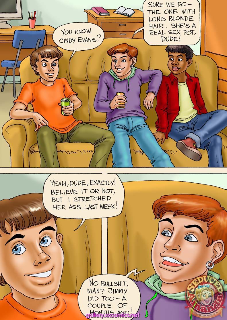 My Brother and his Friends- Seduced Amanda