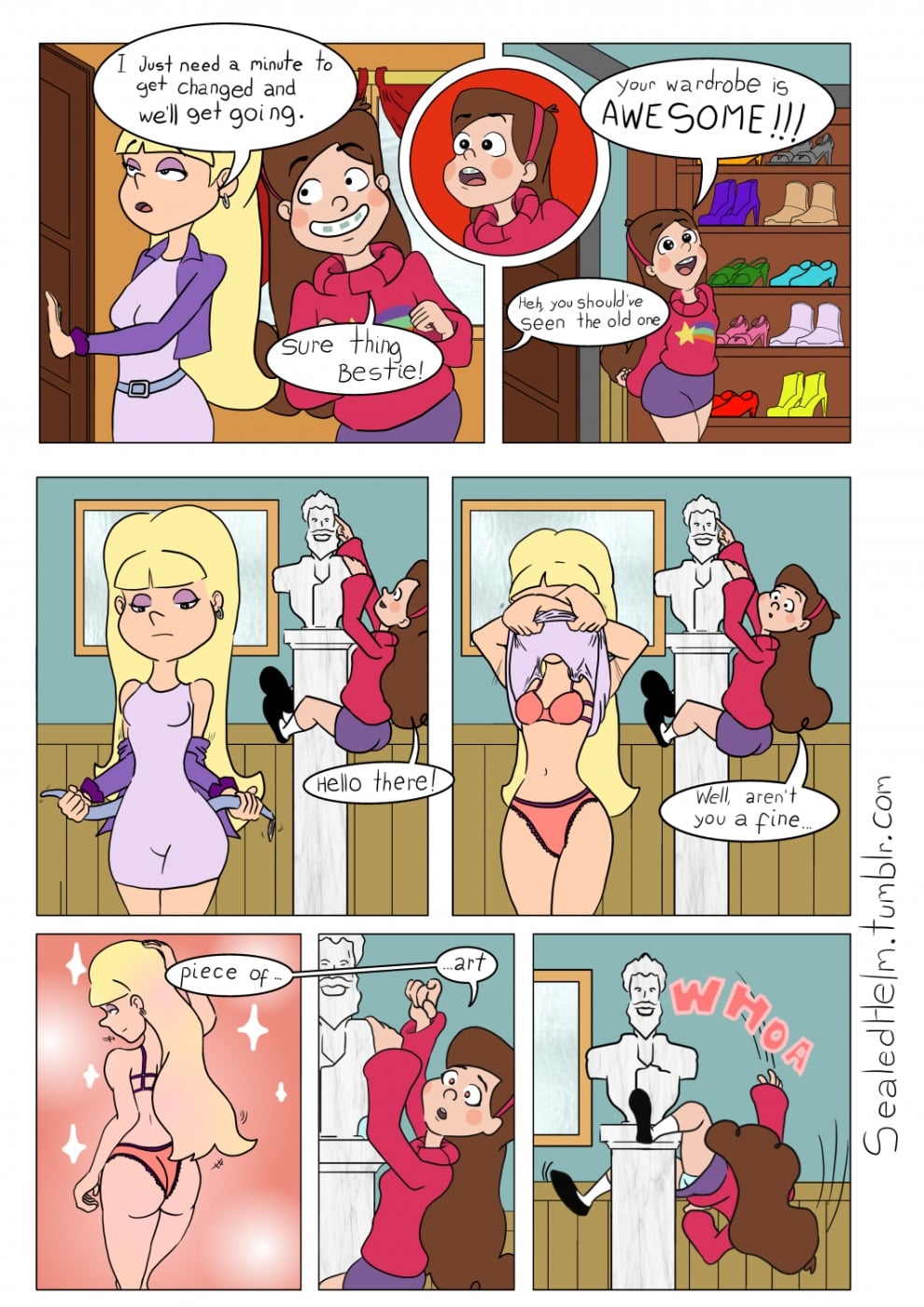 Mable X Pacifica- Gravity Falls