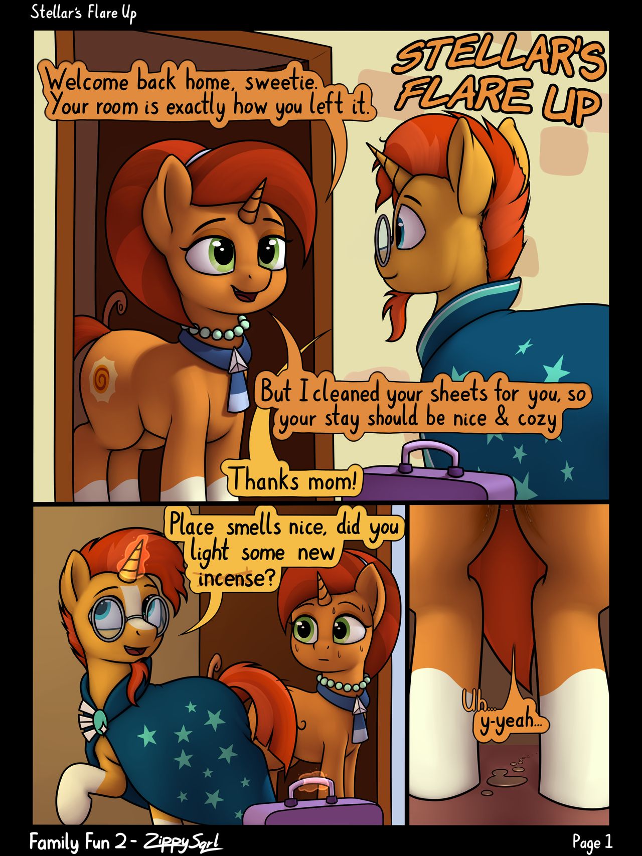 Stellar’s Flare Up by Zippysqrl