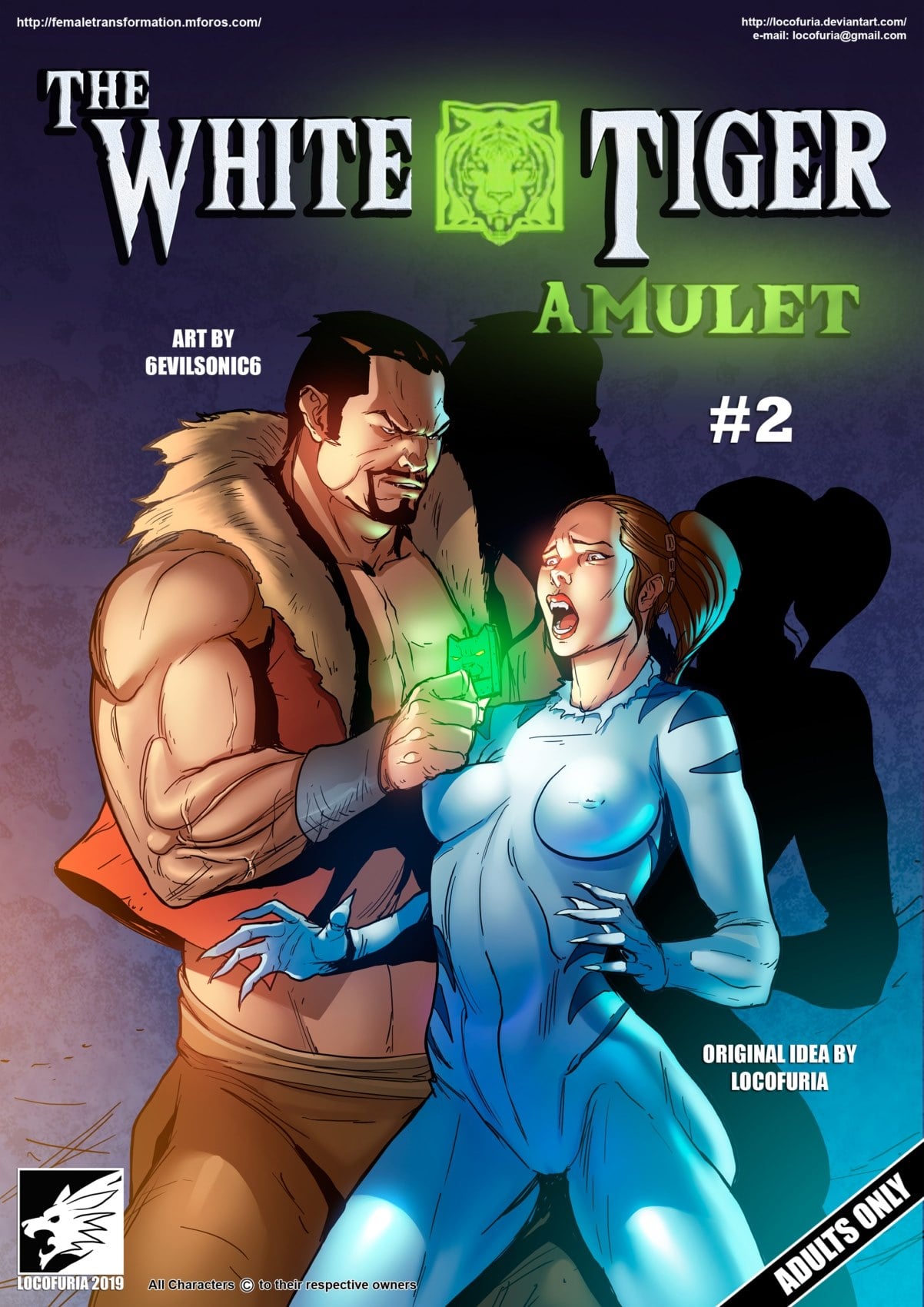 The White Tiger Amulet Part 2 by Locofuria