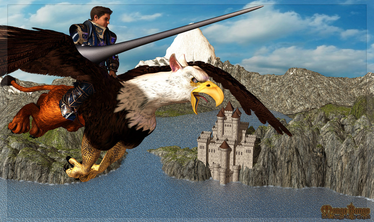 Bretonnia Knight – The Gryphon Knight- Mongo Bongo