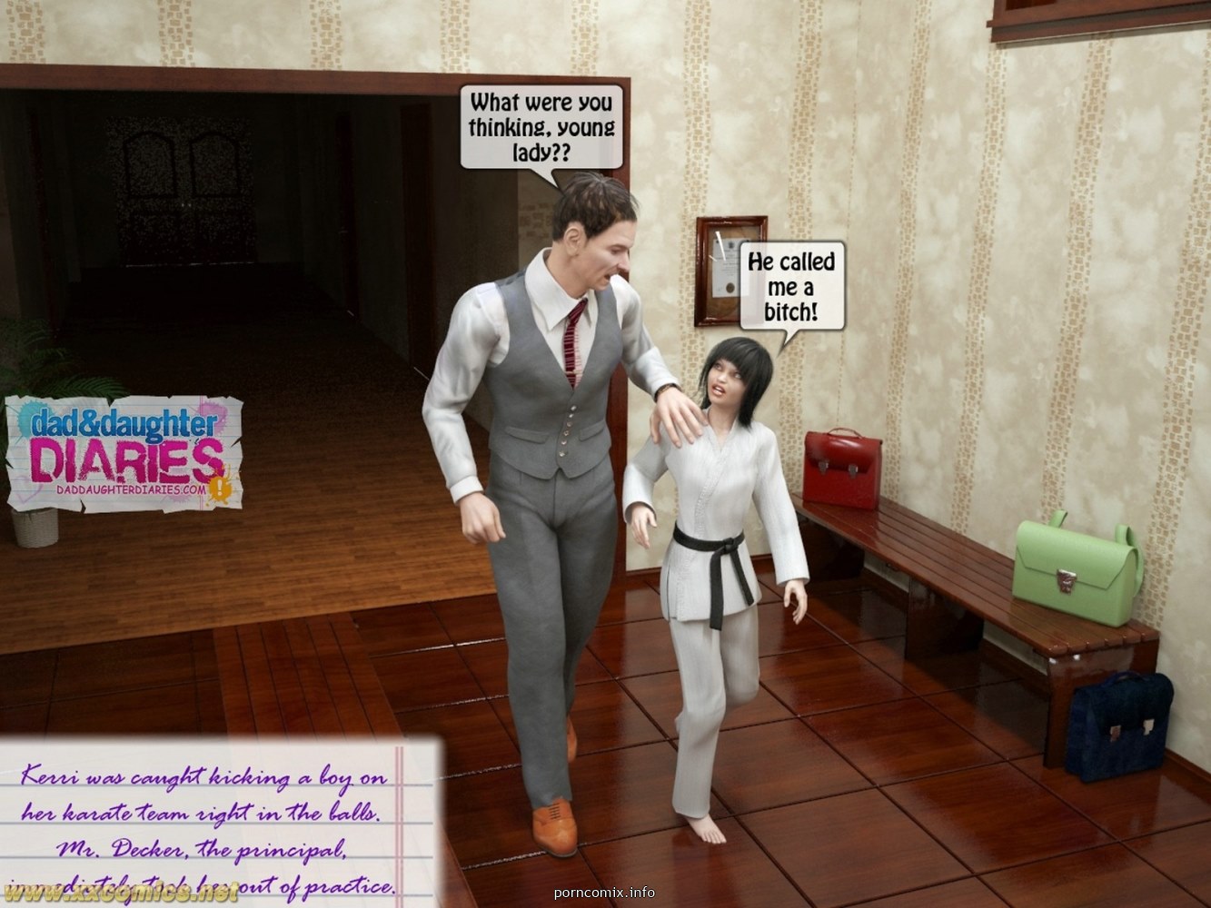 Daddy and Girl + Principal 14