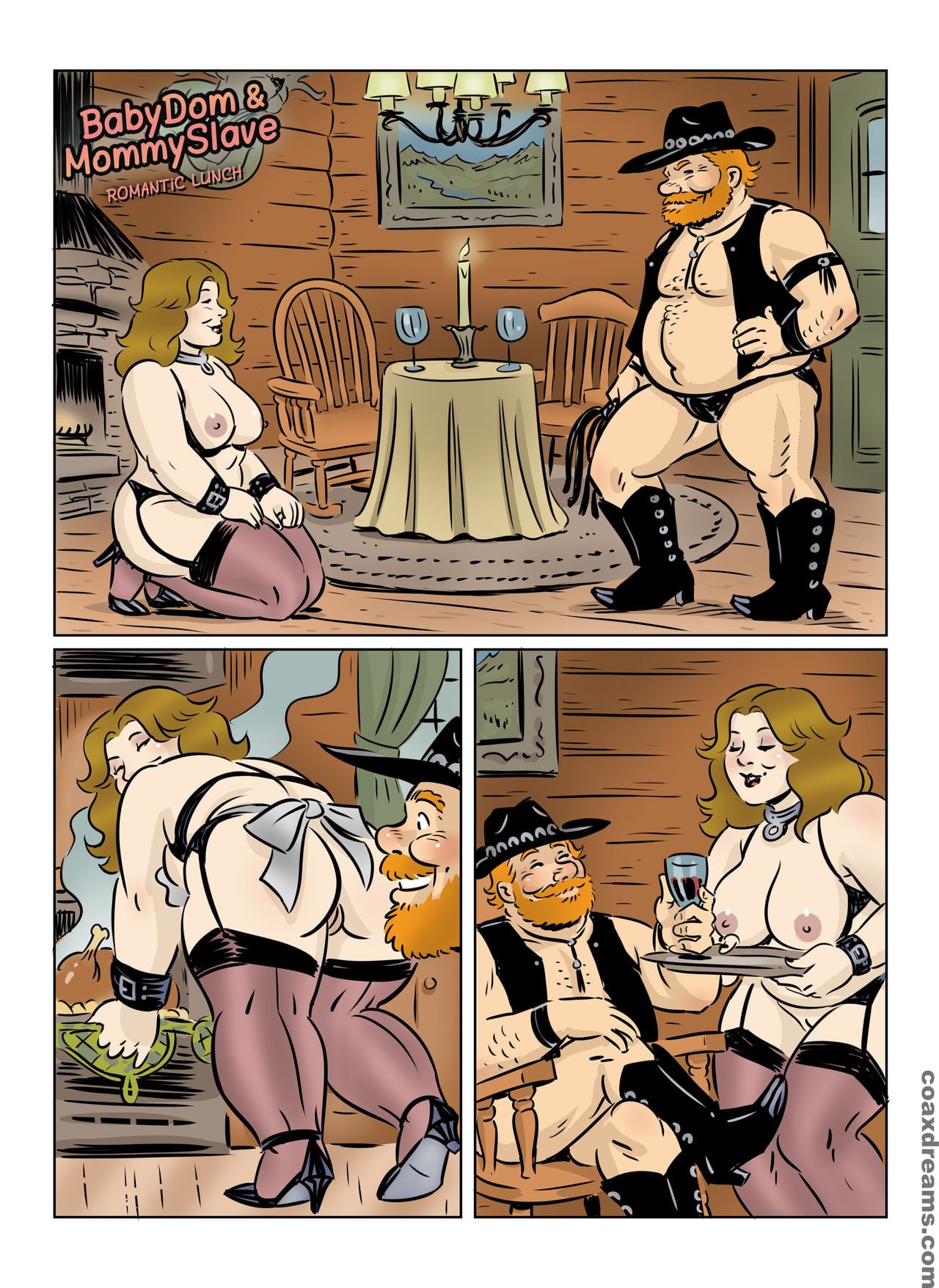 Baby Domm and Mommy Slave- Coax