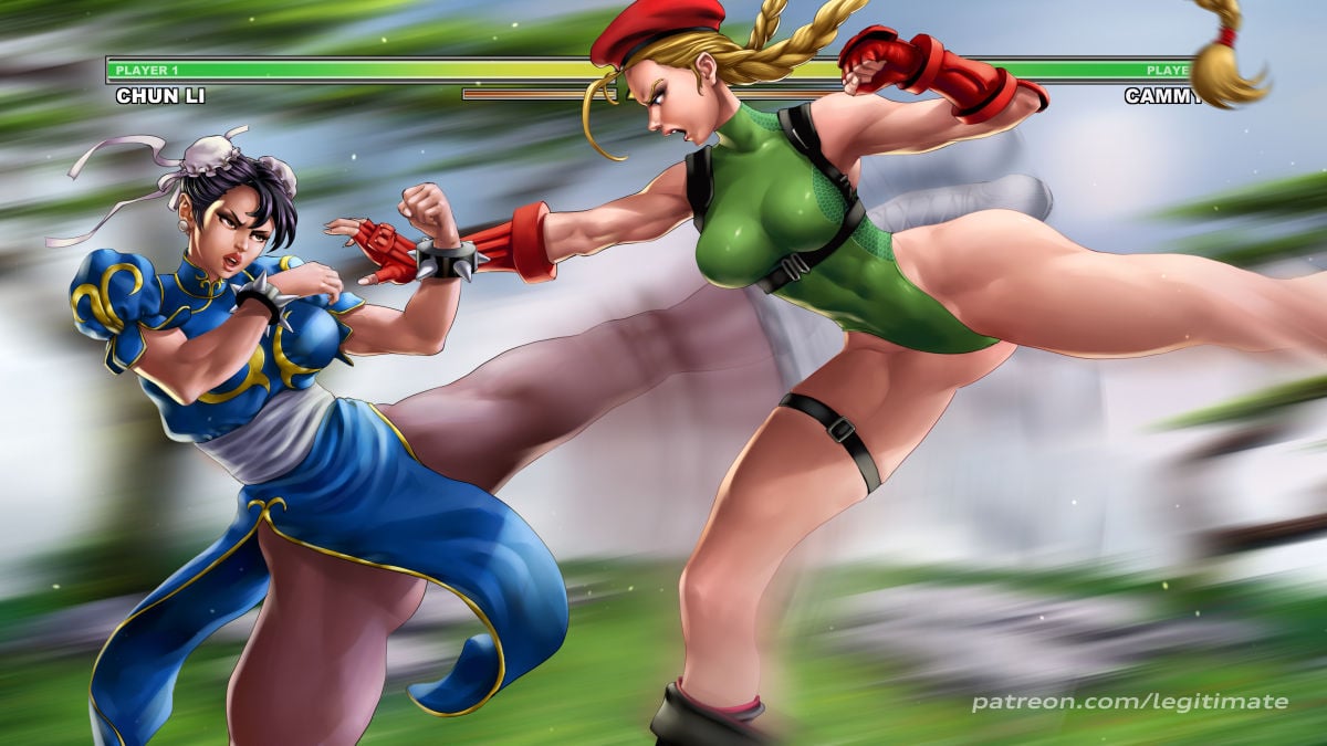 Chun-Li x Cammy- legitimate (Street Fighter)