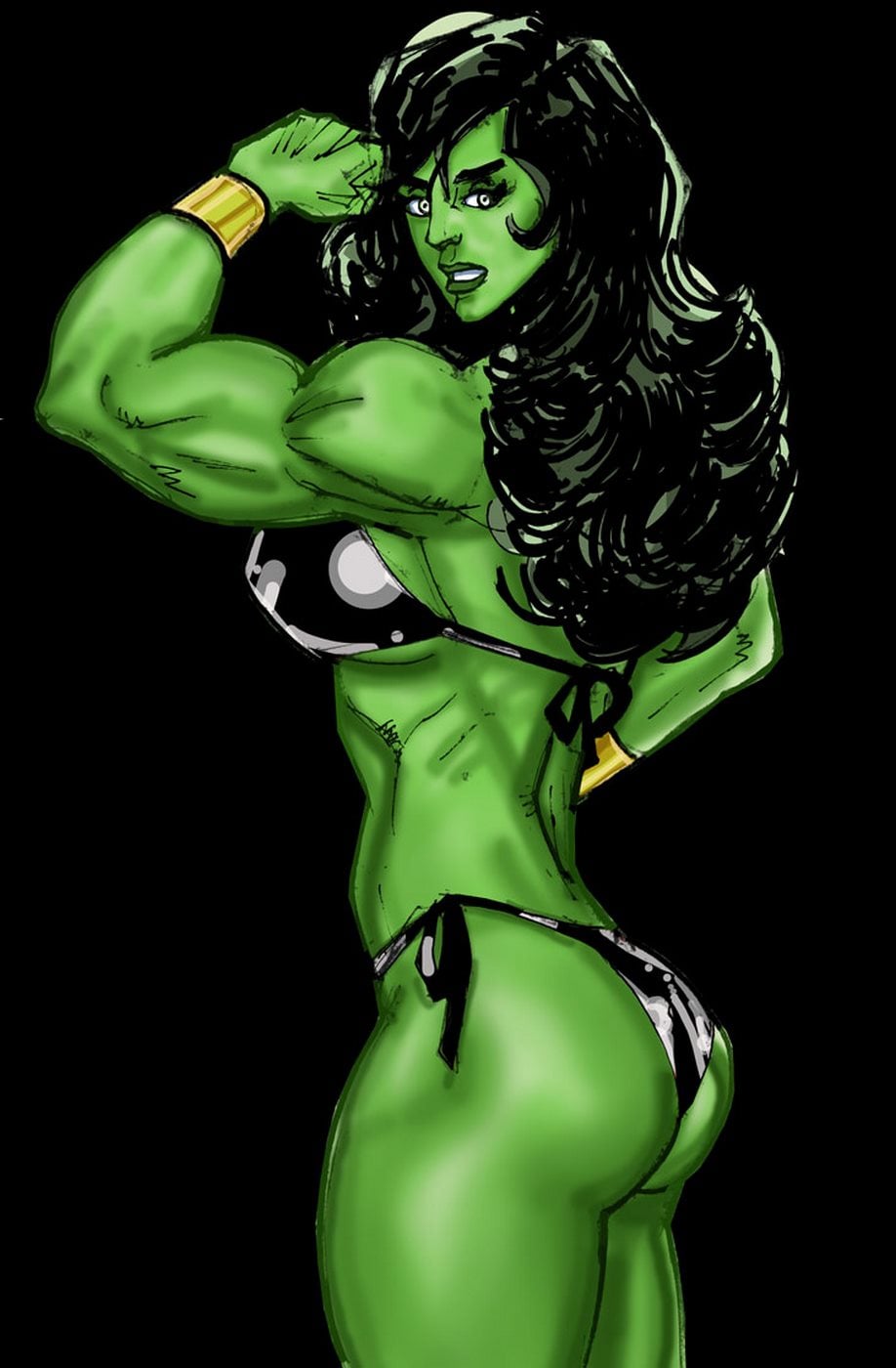 Green With Lust- She Hulk [SuperPoser]