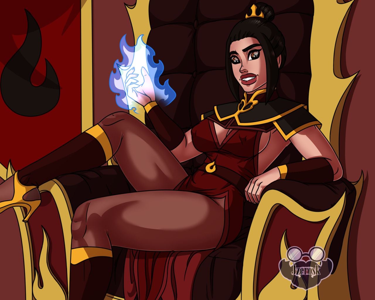 Azula’s Daily Meetings – Avatar Last Airbender by JZeroSK