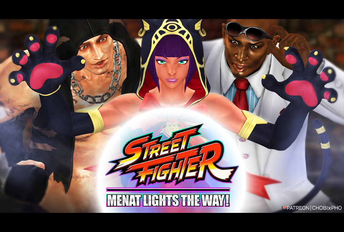 Menat Lights The Way- Street Fighter