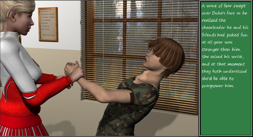 Cheerleader Settles Score- Jay Gould