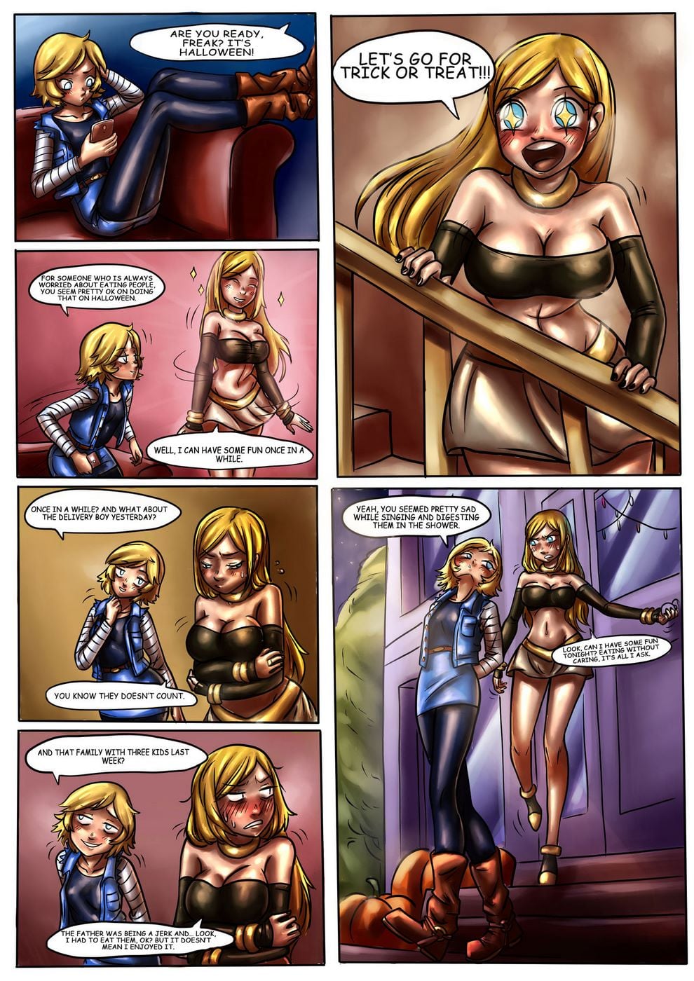 Gabi and Emily- Fun in Halloween – Icudhara