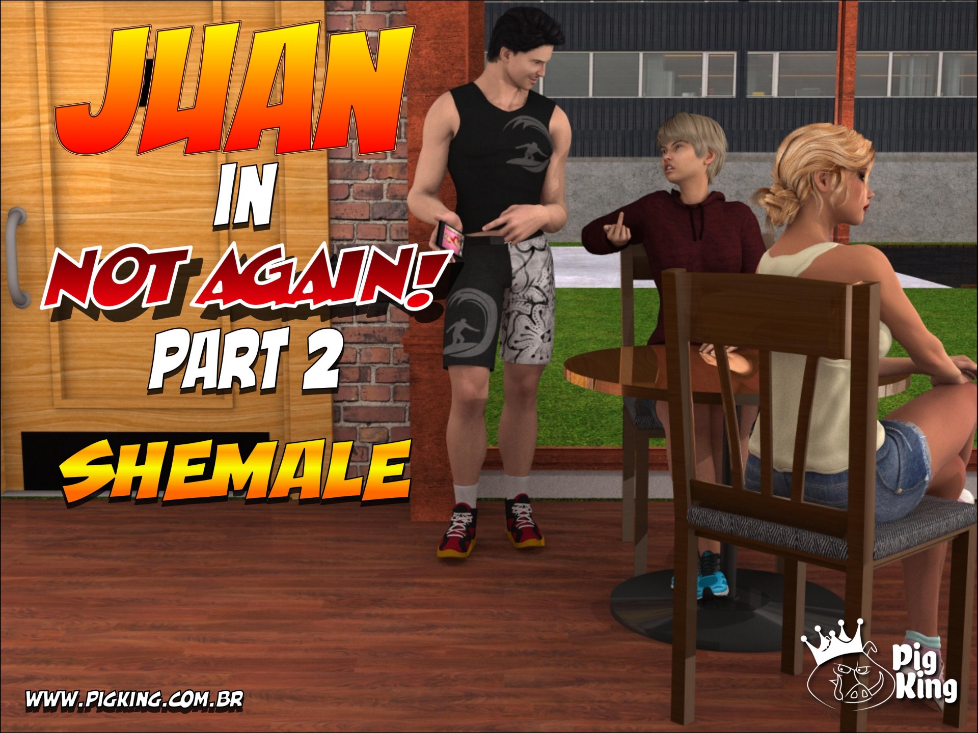 Juan in Not Again! Part 2 – PigKing Shemale