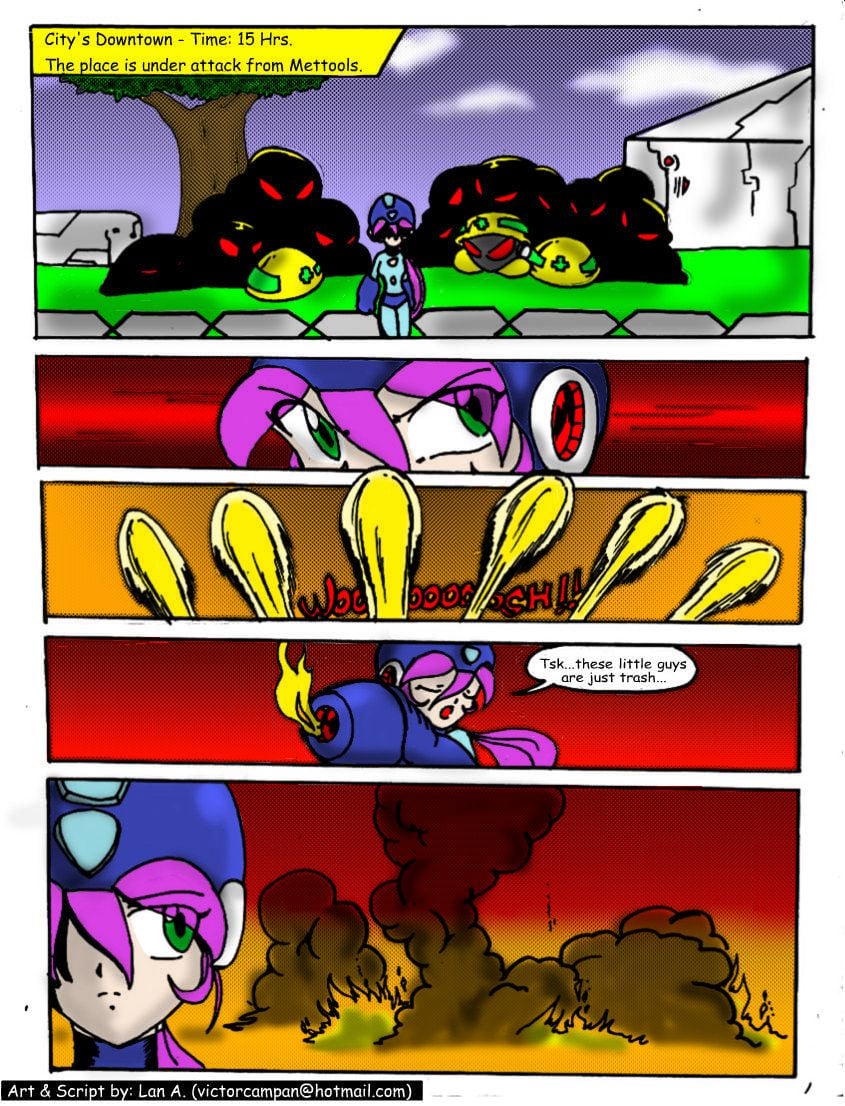 Rock-Gal Part 2 & 3 (Megaman) by VCampan