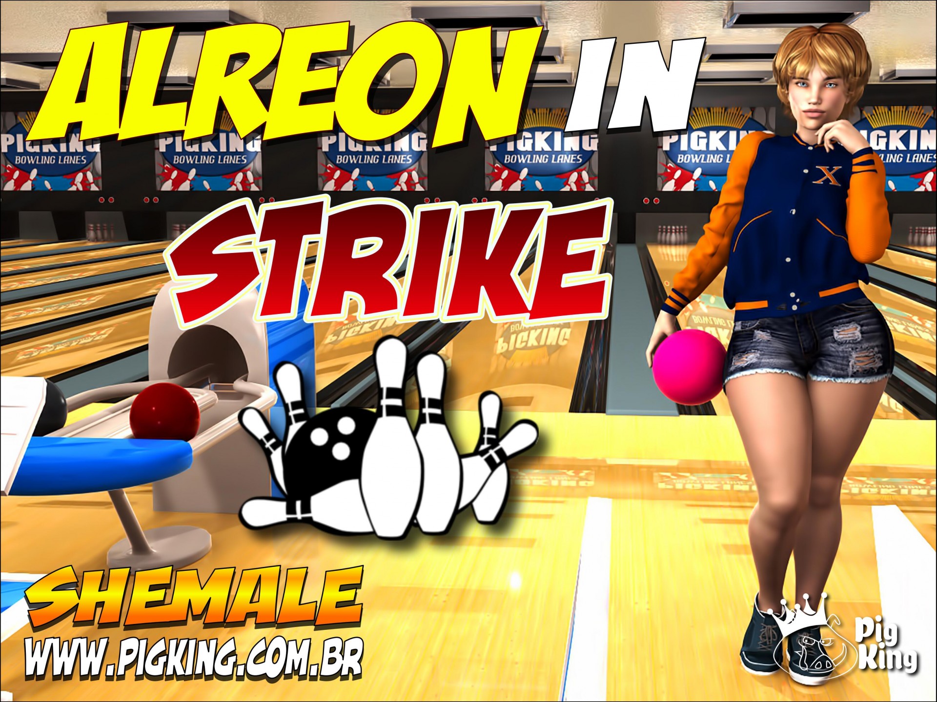 Alreon in Strike – PigKing Shemale