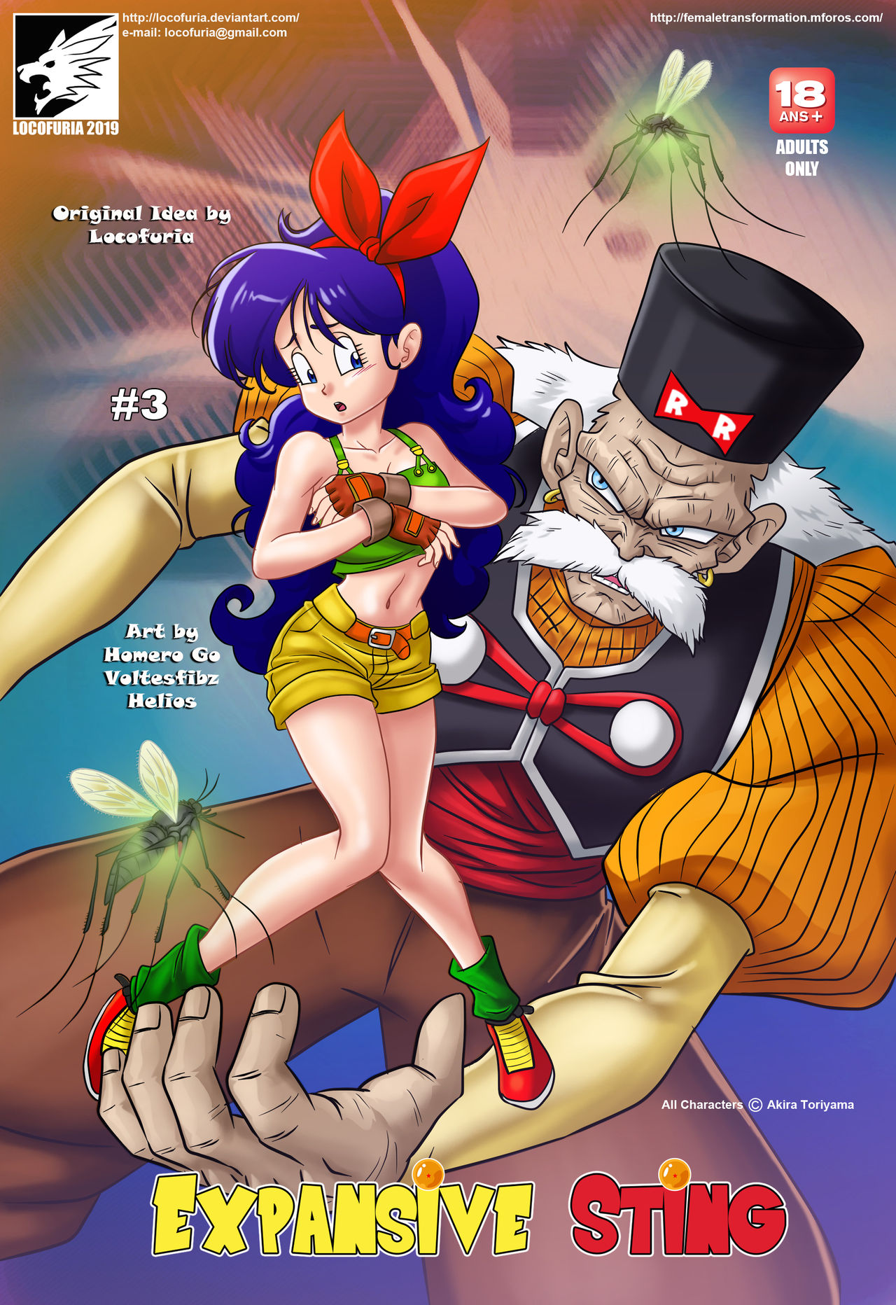 Expansive Sting 3 – Dragon Ball Z by Locofuria & Voltesfibz