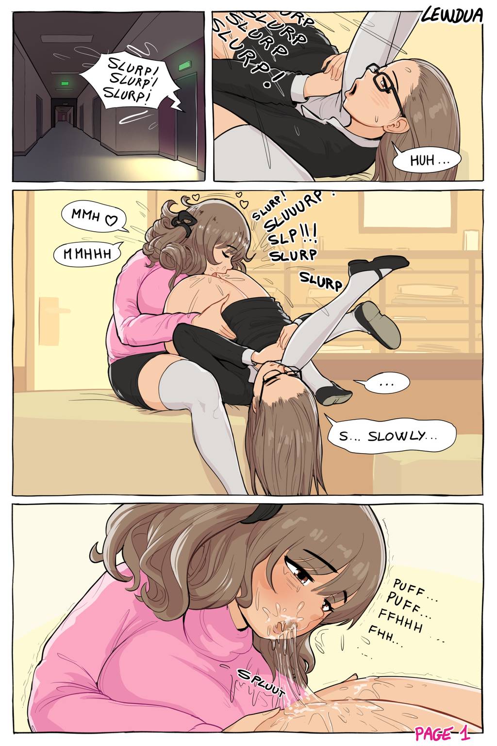 Karen, Natasha and Miss Rosewood by Lewdua