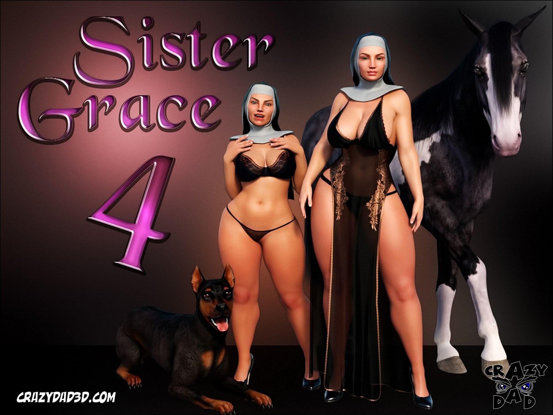 Sister Grace Part 4 by CrazyDad3D