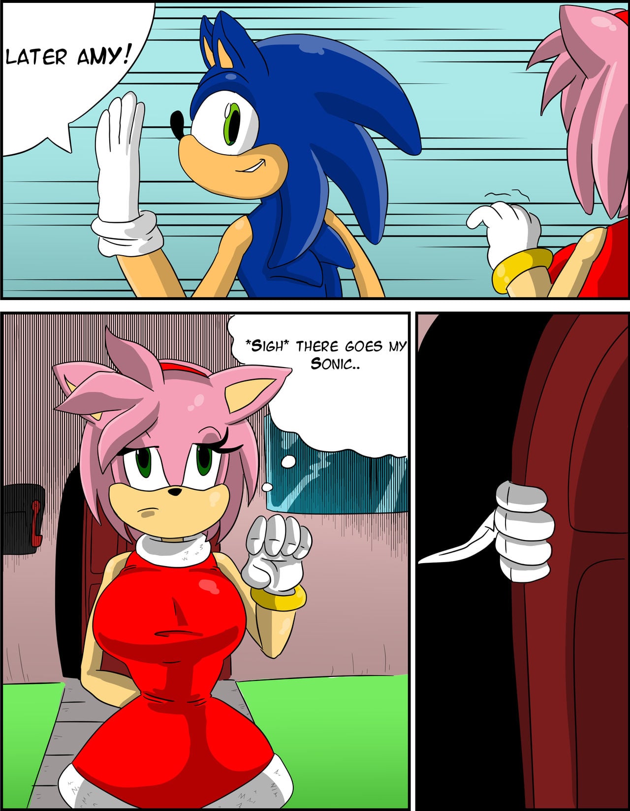 Amy’s Peril – Sonic The Hedgehog by Loonyjams