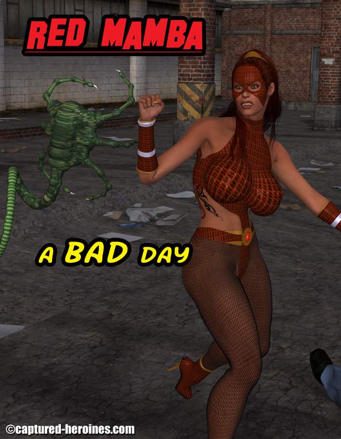 Red Mamba – A Bad Day (Captured Heroines)