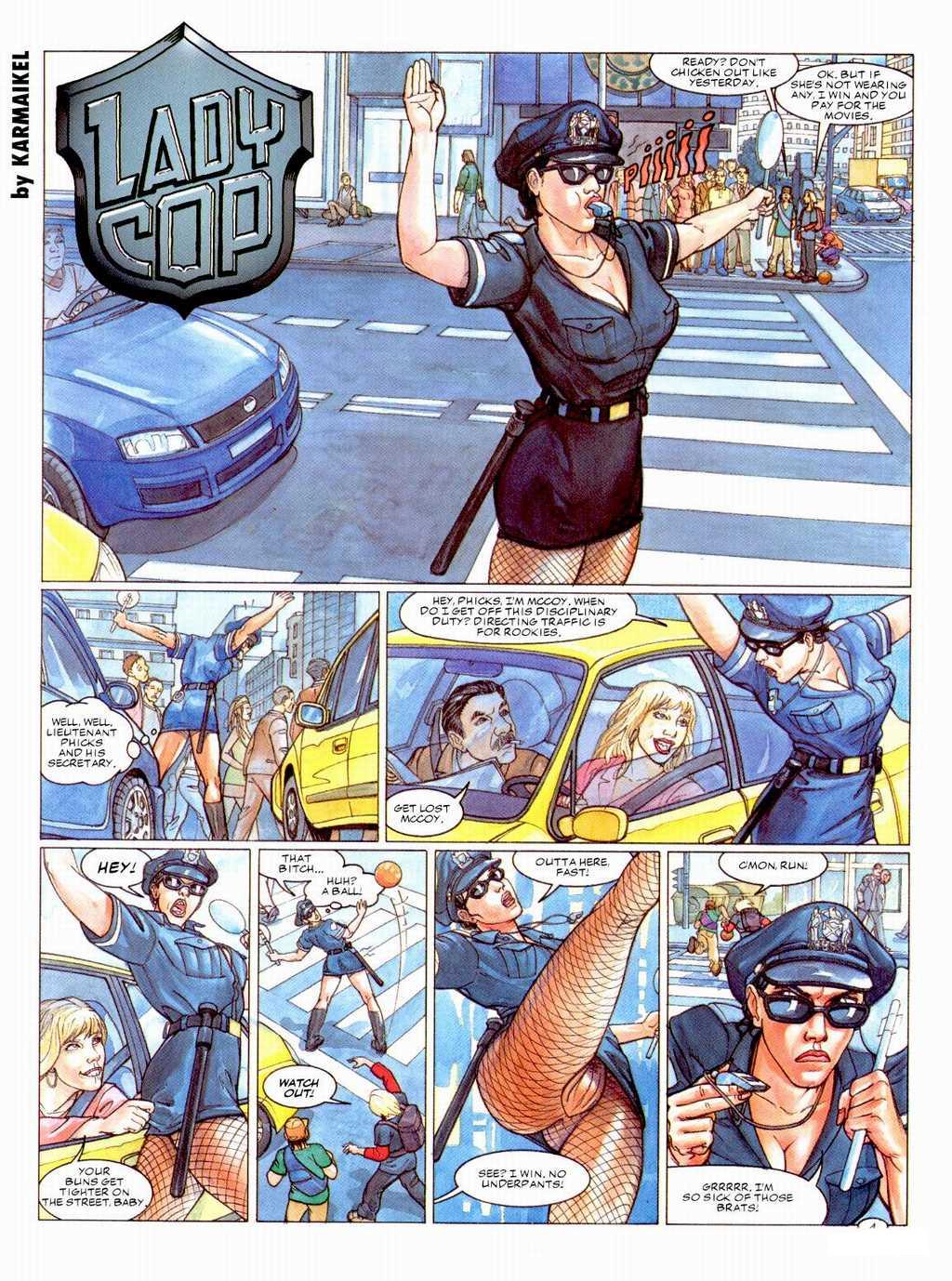 Lady Cop 1 – Kiss Comix (Karmaikel)