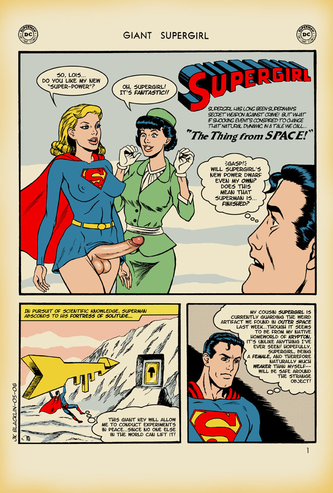 Giant Super-girl – The Thing from Space (Superman)