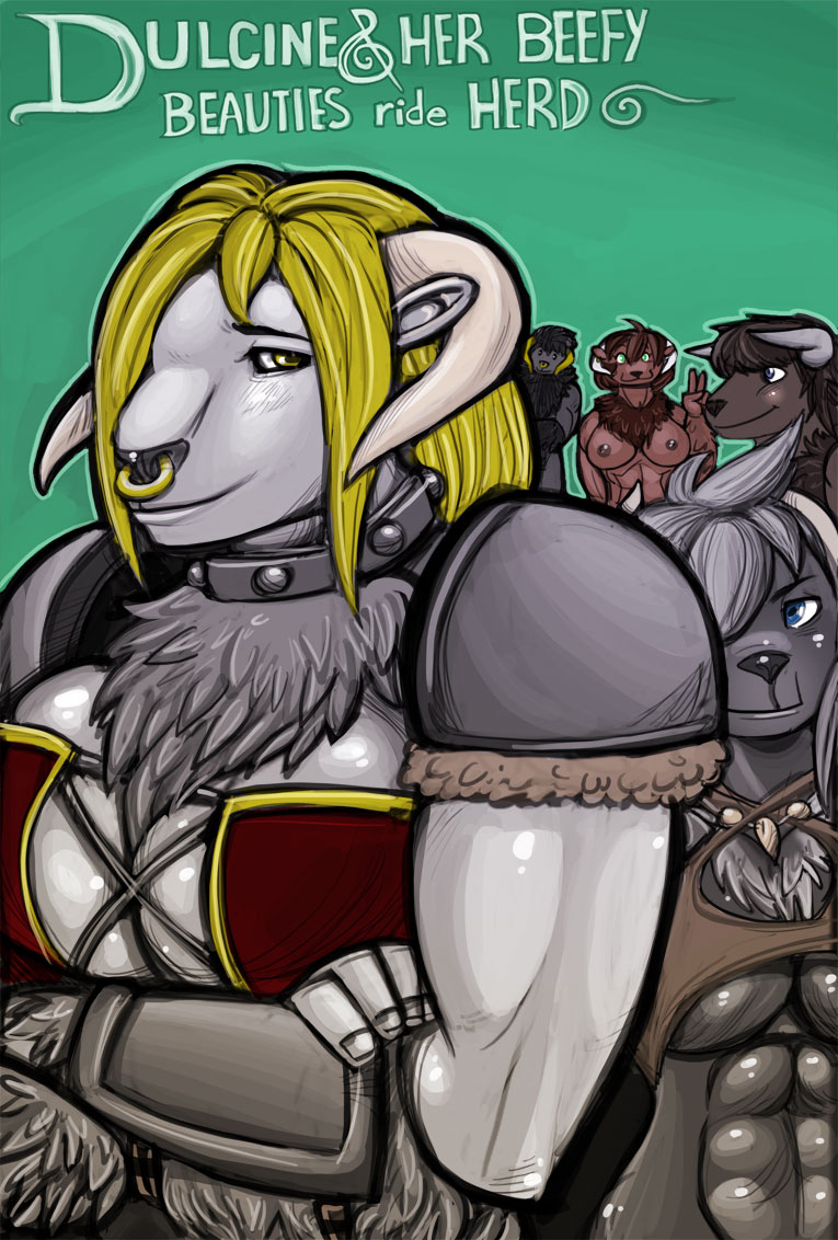 Dulcene & Her Beefy Beauties Ride Herd