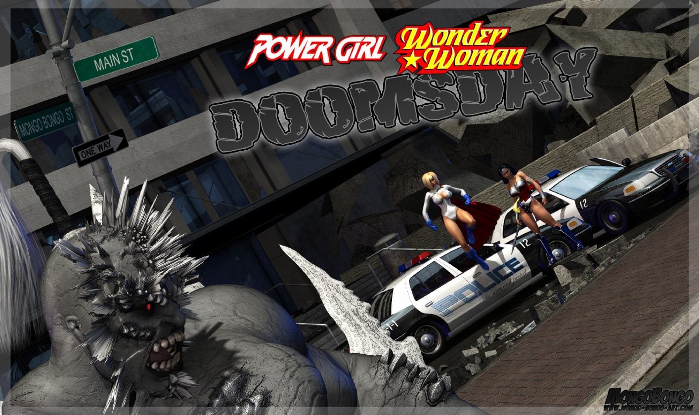 Power Girl-Wonder Woman Doomsday – Mongo Bongo