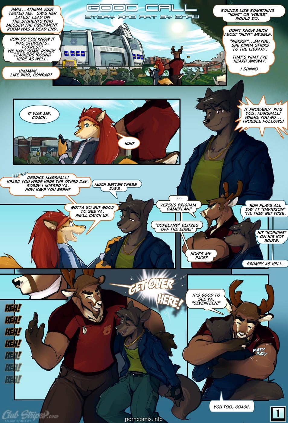 Club Stripes Furry-Good Call
