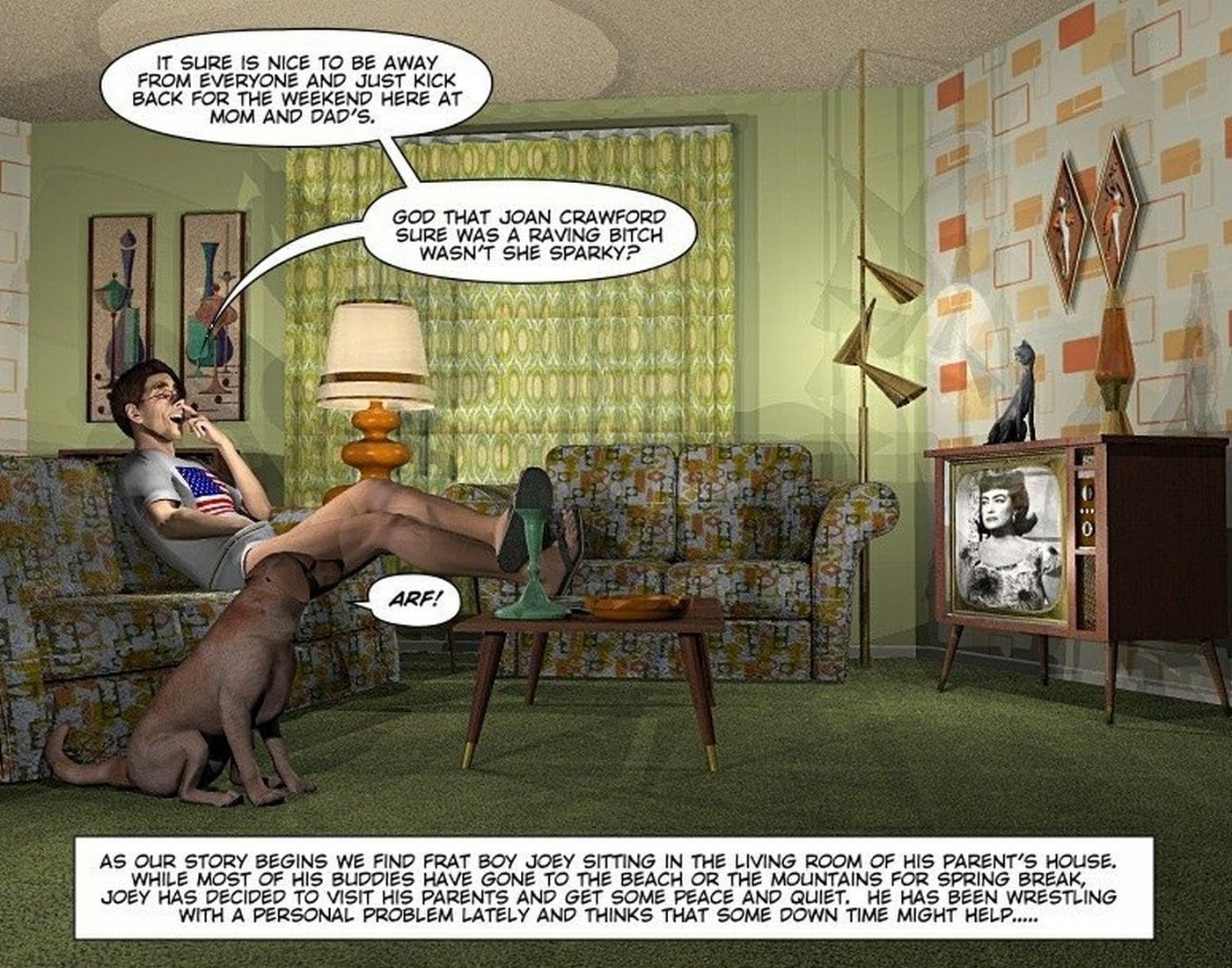 Gay 3D Comics-CumingOut