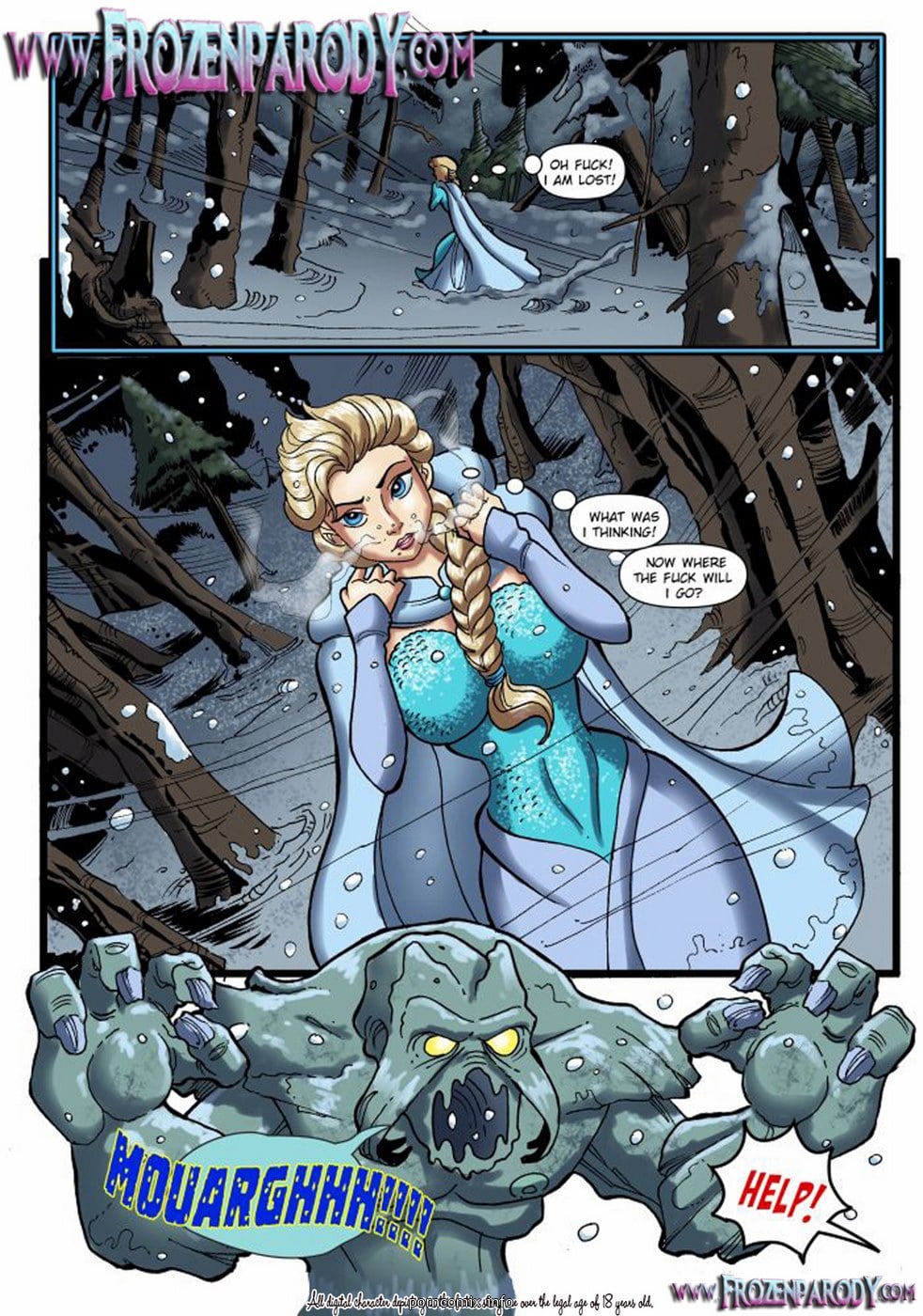 Frozen Parody 7- Savior Hard Dick