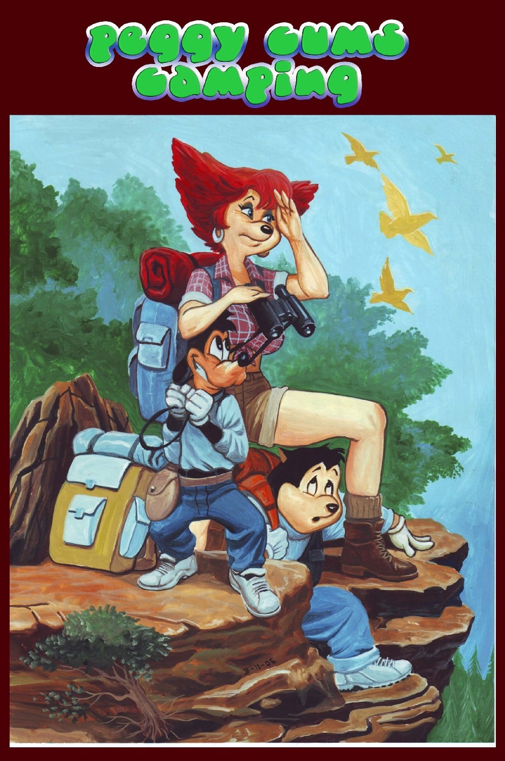 Goof Troop Peggy Cums Camping- PBX