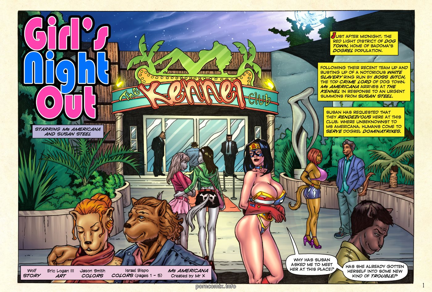 Girl’s Night Out- Superheroine Comixxx