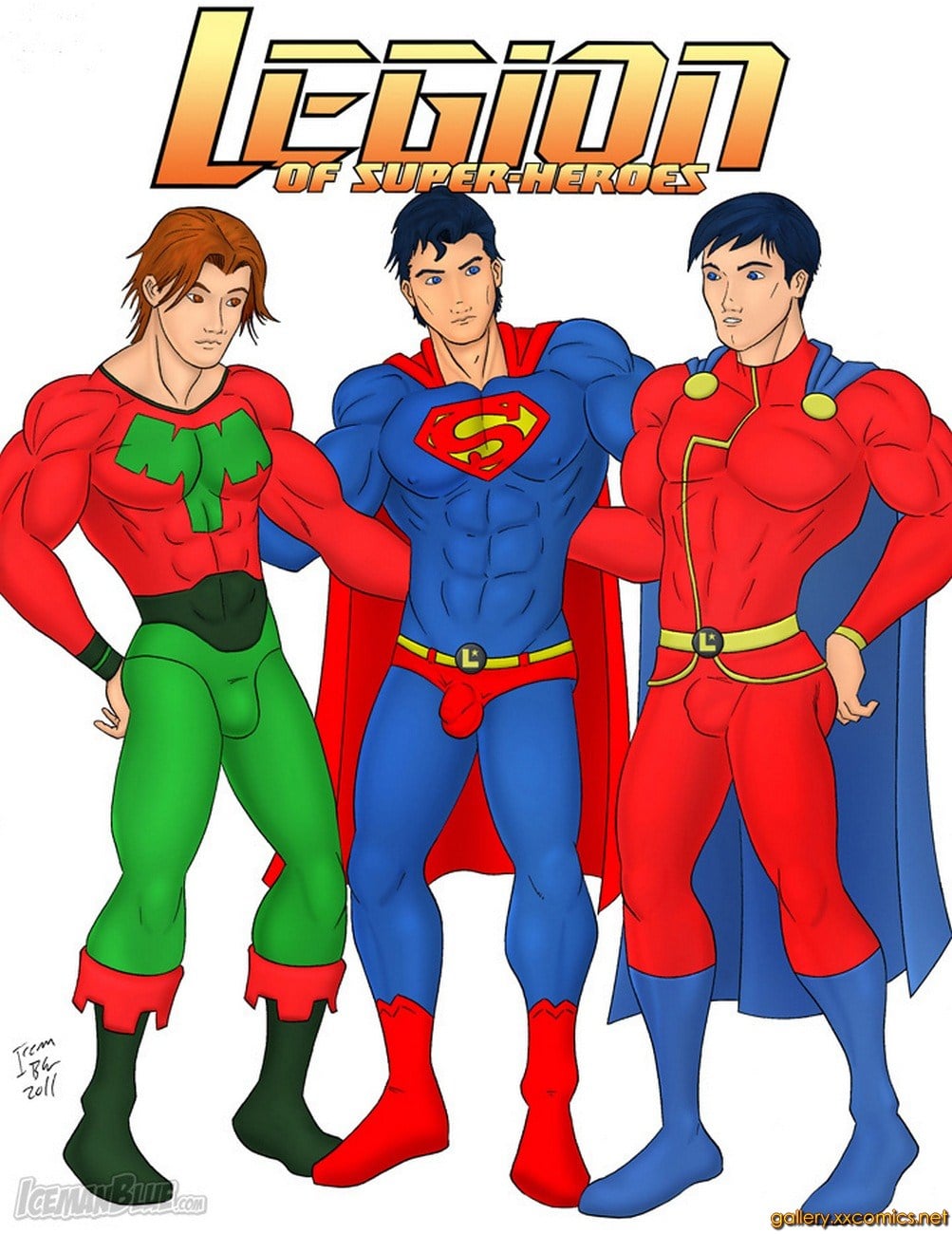 Legion-Of-Super-Heroes IcemanBlue Parody