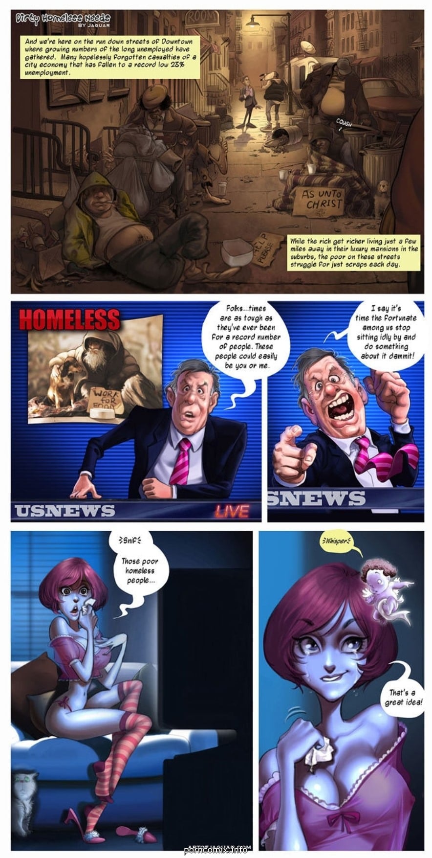 Dirty Homeless Needs -Art of Jaguar