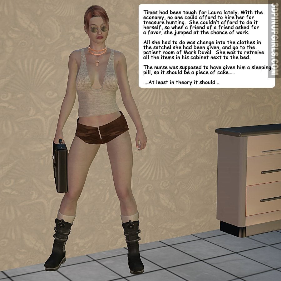 Laura Croft – Naughty Nurse 3dpinupgirls