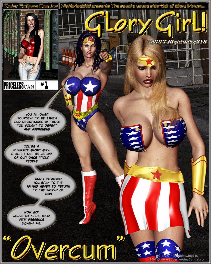 Glory Girl in Over CUM!! – Superheroinecentral