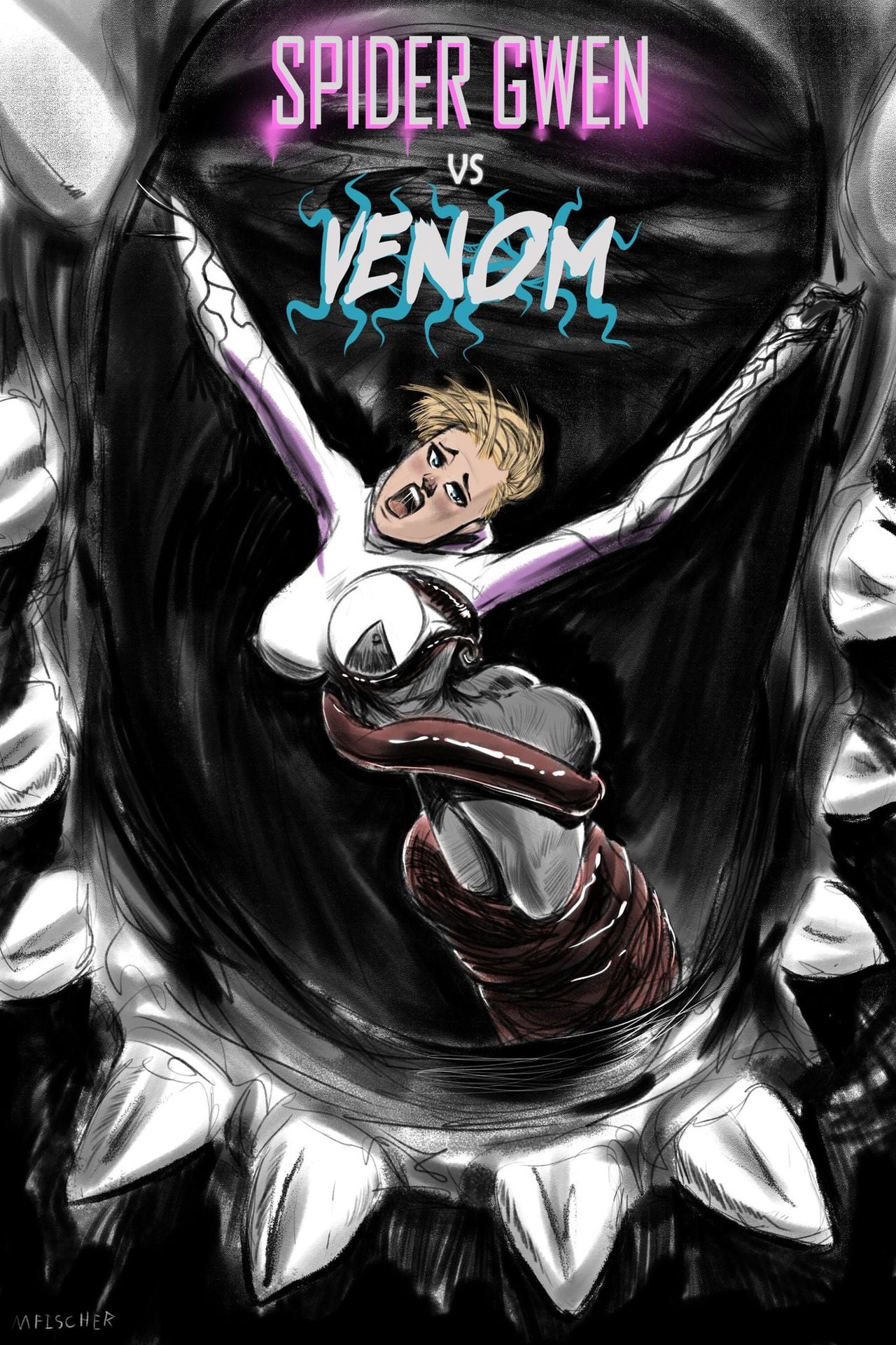 Spider-Gwen vs Venom- Meinfischer (Spider-Man)