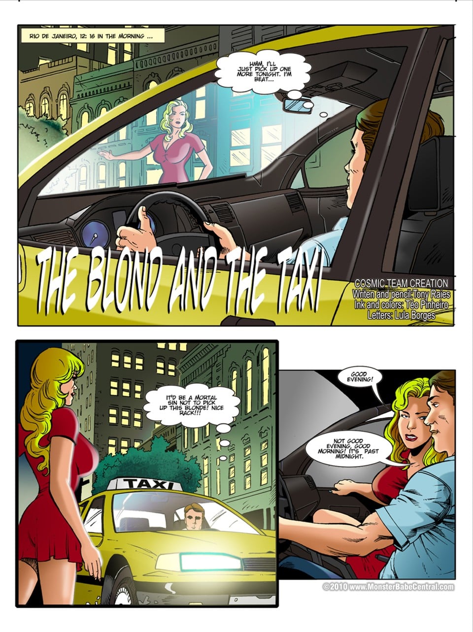 The Blond and the Taxi