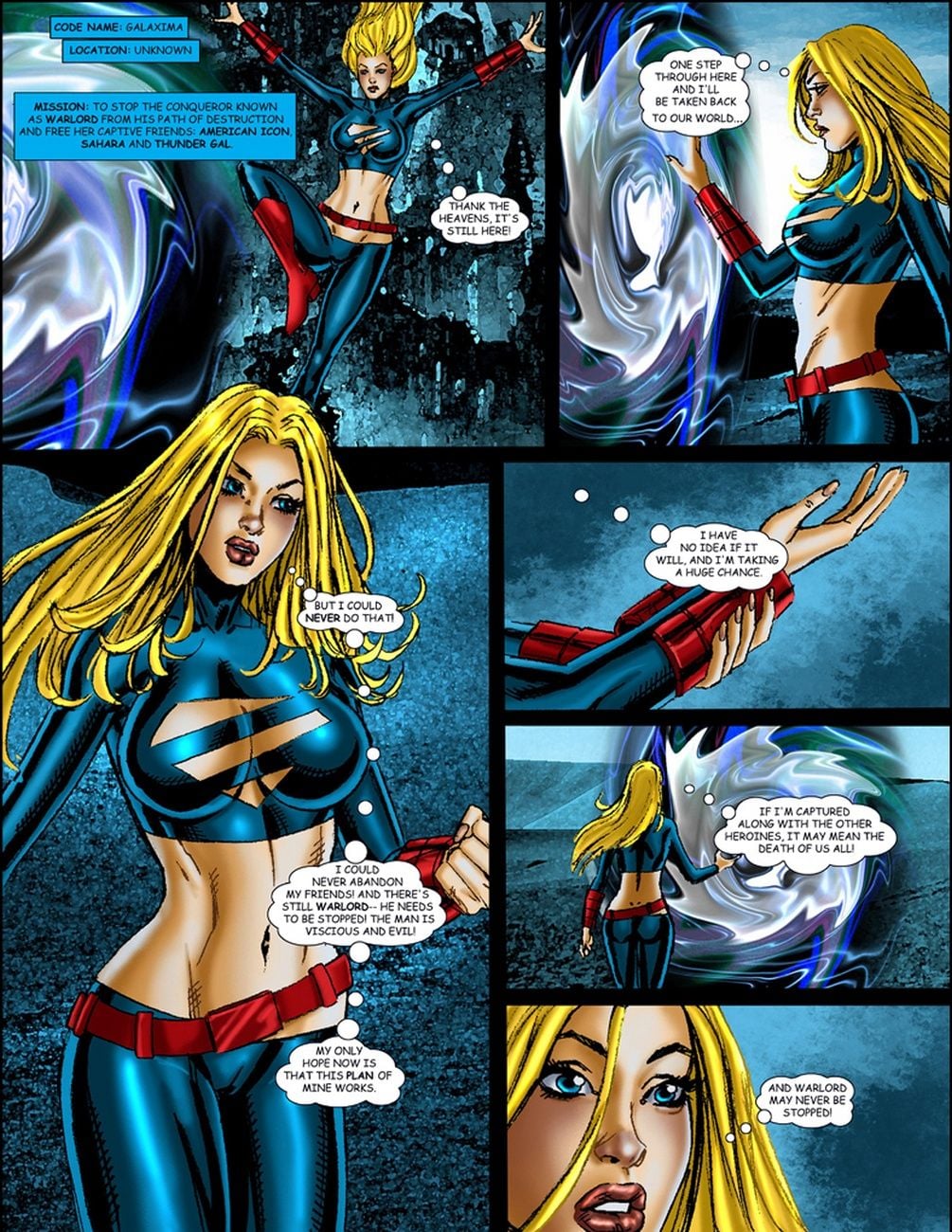 Matt Johnson – 9 Superheroines Vs Warlord 3