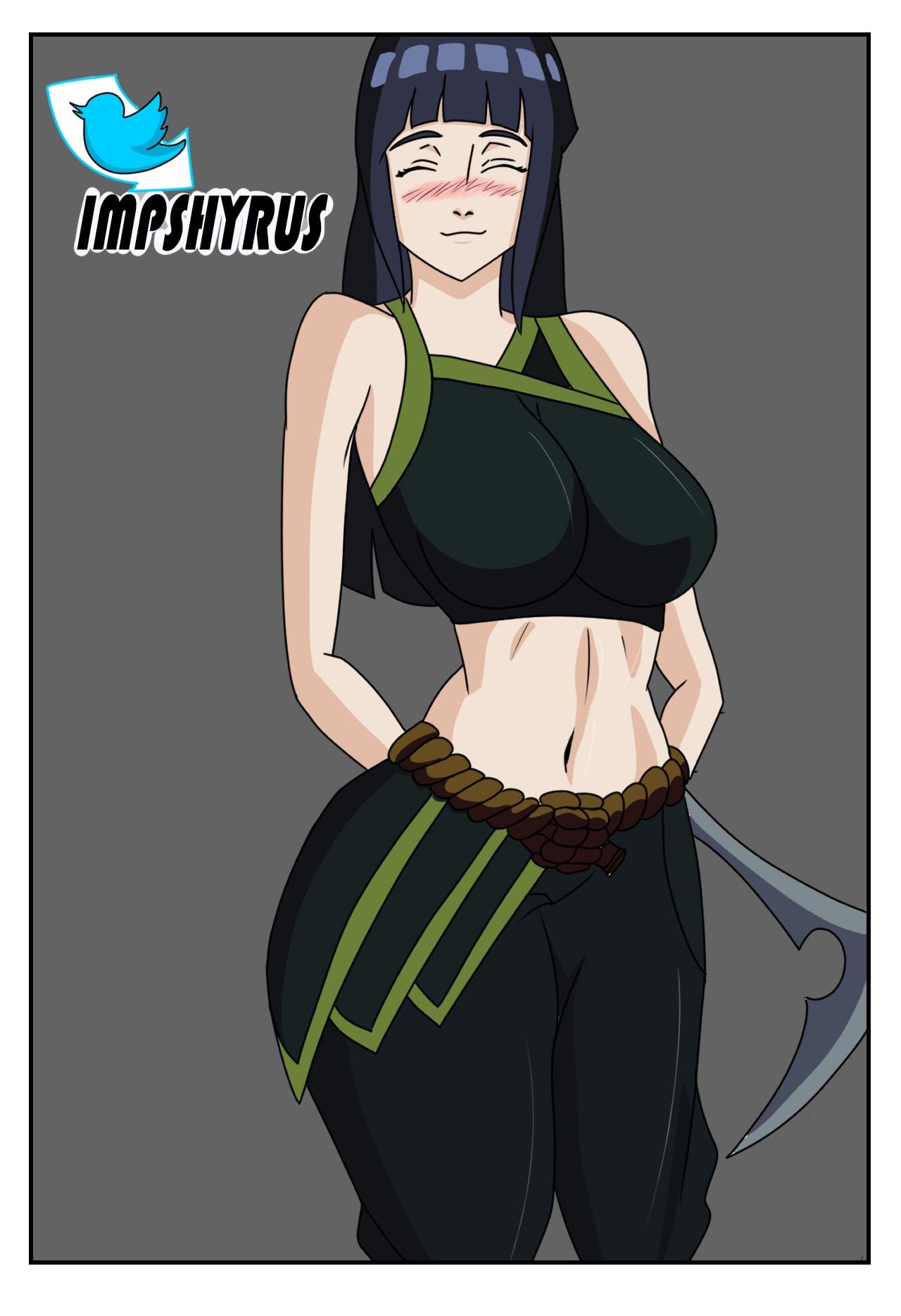 Hinata Cosplay Akali- Impshyrus