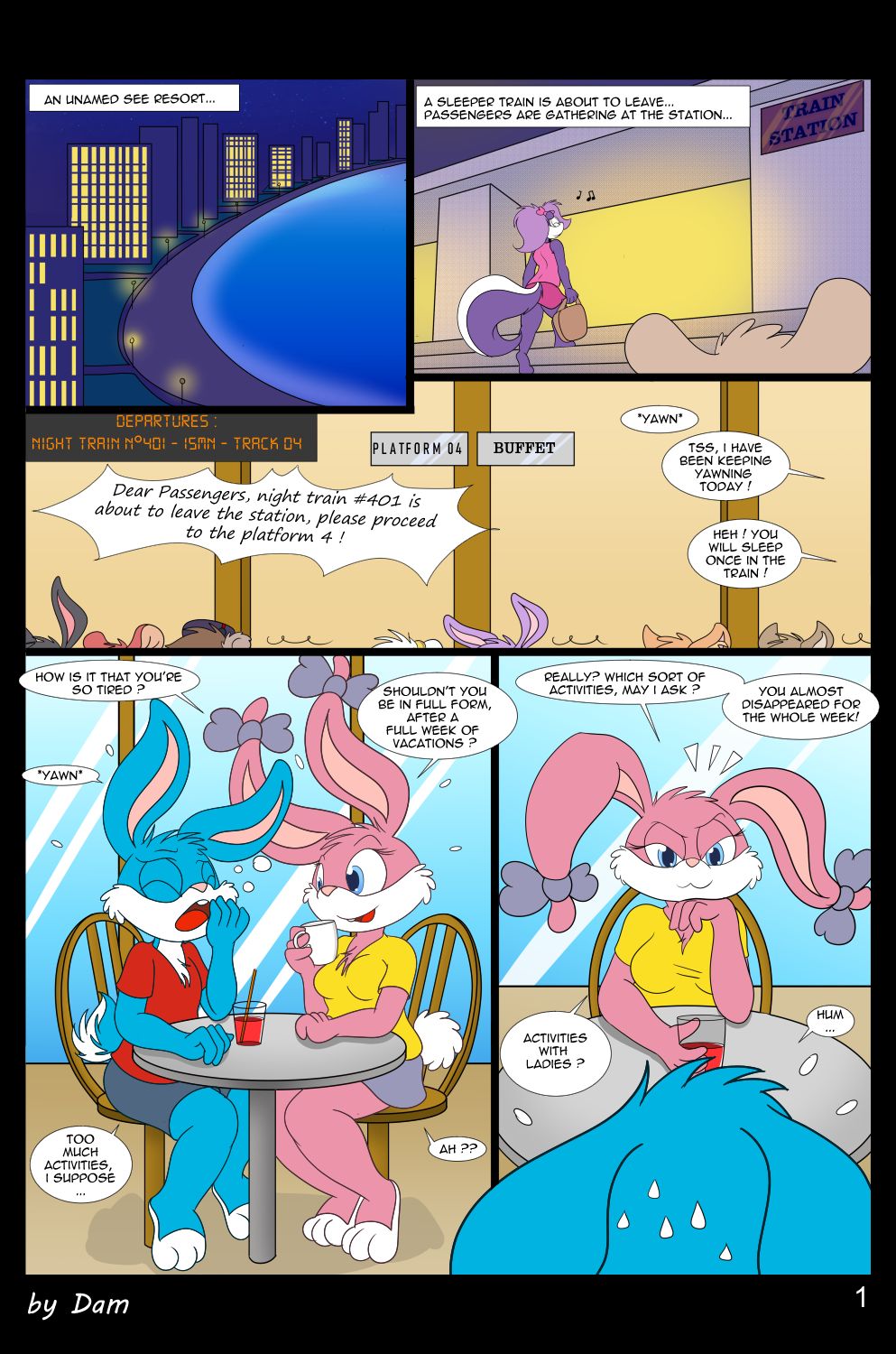 [Dam] – Toons on a Train