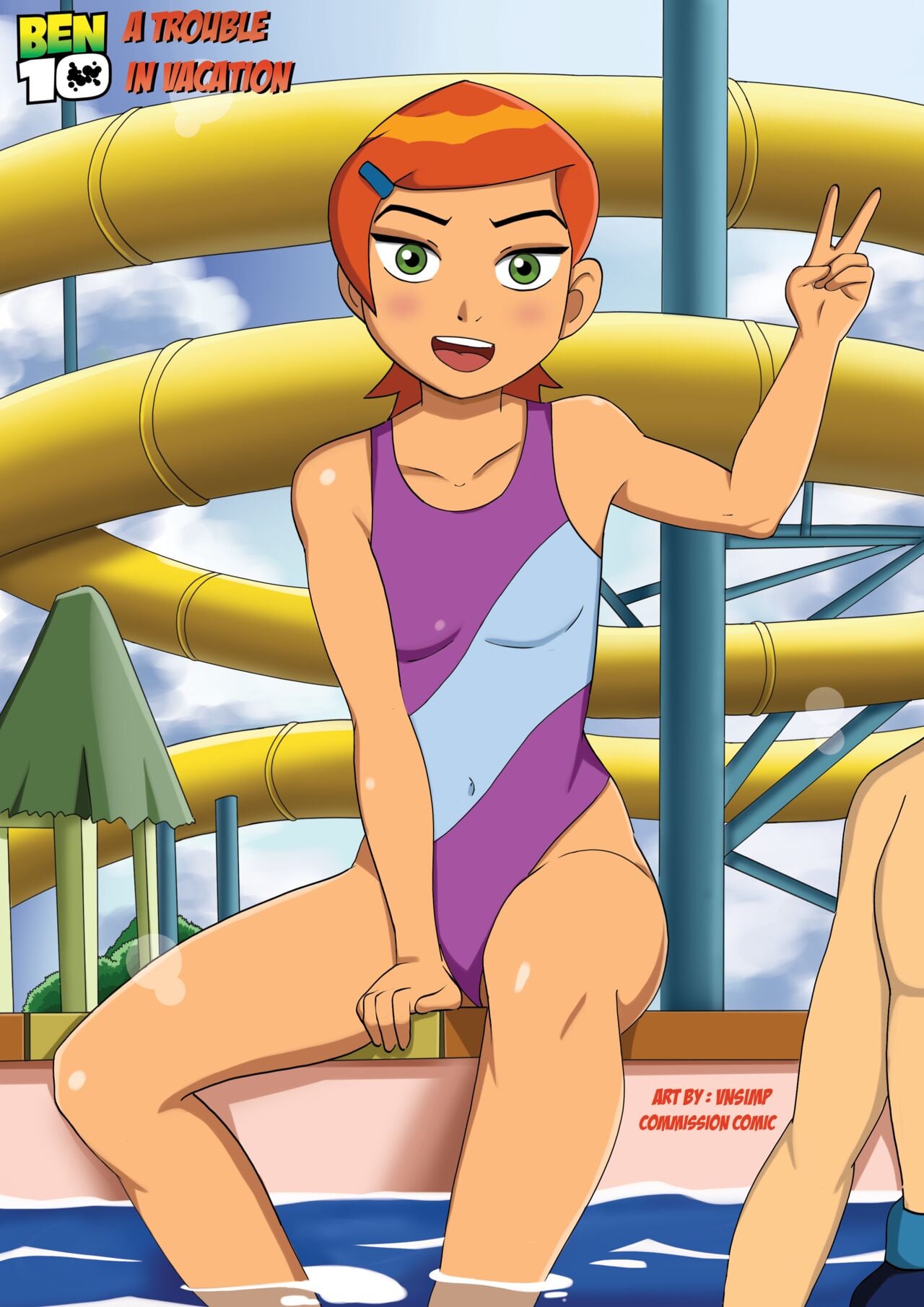 A Trouble in Vacation- VN Simp [Ben 10]