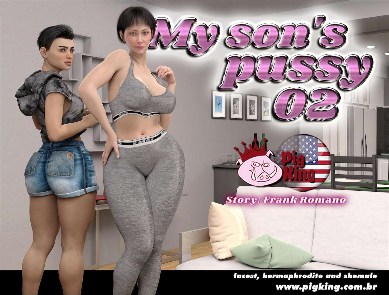Pigking3D- My son’s pussy Part 2