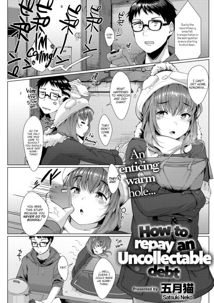[Satsuki Neko] How to Repay an Uncollectible Debt