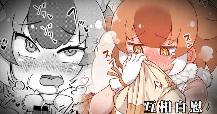 [しこりぱ] ドールと見せあいっこオナニー (けものフレンズ)[中国翻译]