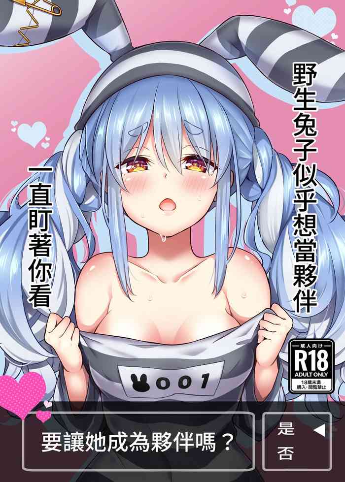 [Hachinoko P (hatigo)] Yasei no Usagi ga Nakama ni Naritasou ni Kochira wo Miteiru (Usada Pekora) [Chinese] [Colorized] [Digital]