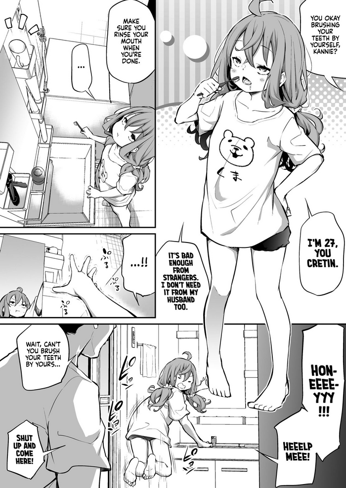 [Airandou] Shinchou-sa Max Fuufu 2 | Extreme Height Gap Couple 2 [English] [Xzosk]