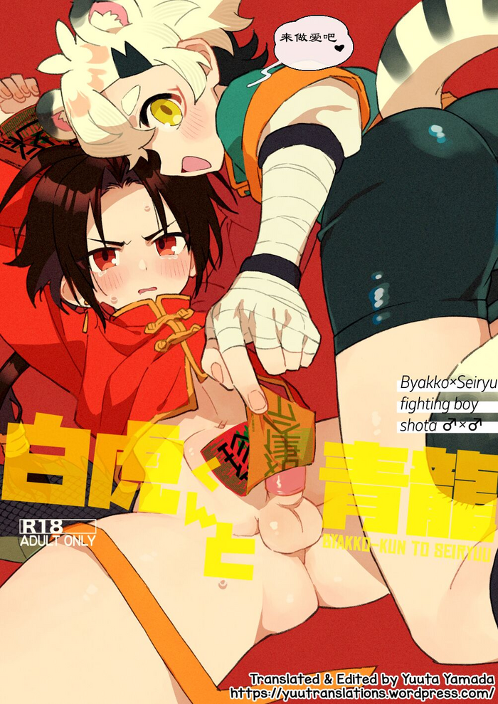 [Pometeor (Enotou)] Byakko-kun to Seiryuu [Chinese] [猫咪自汉化] [Digital]