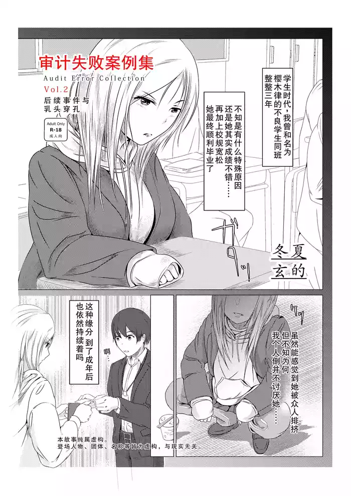 [Touka Genteki] Kansatsu Shippai Shuu Vol. 2 ~Kouhatsu Jijou to Nipple Pierce~ [Chinese]