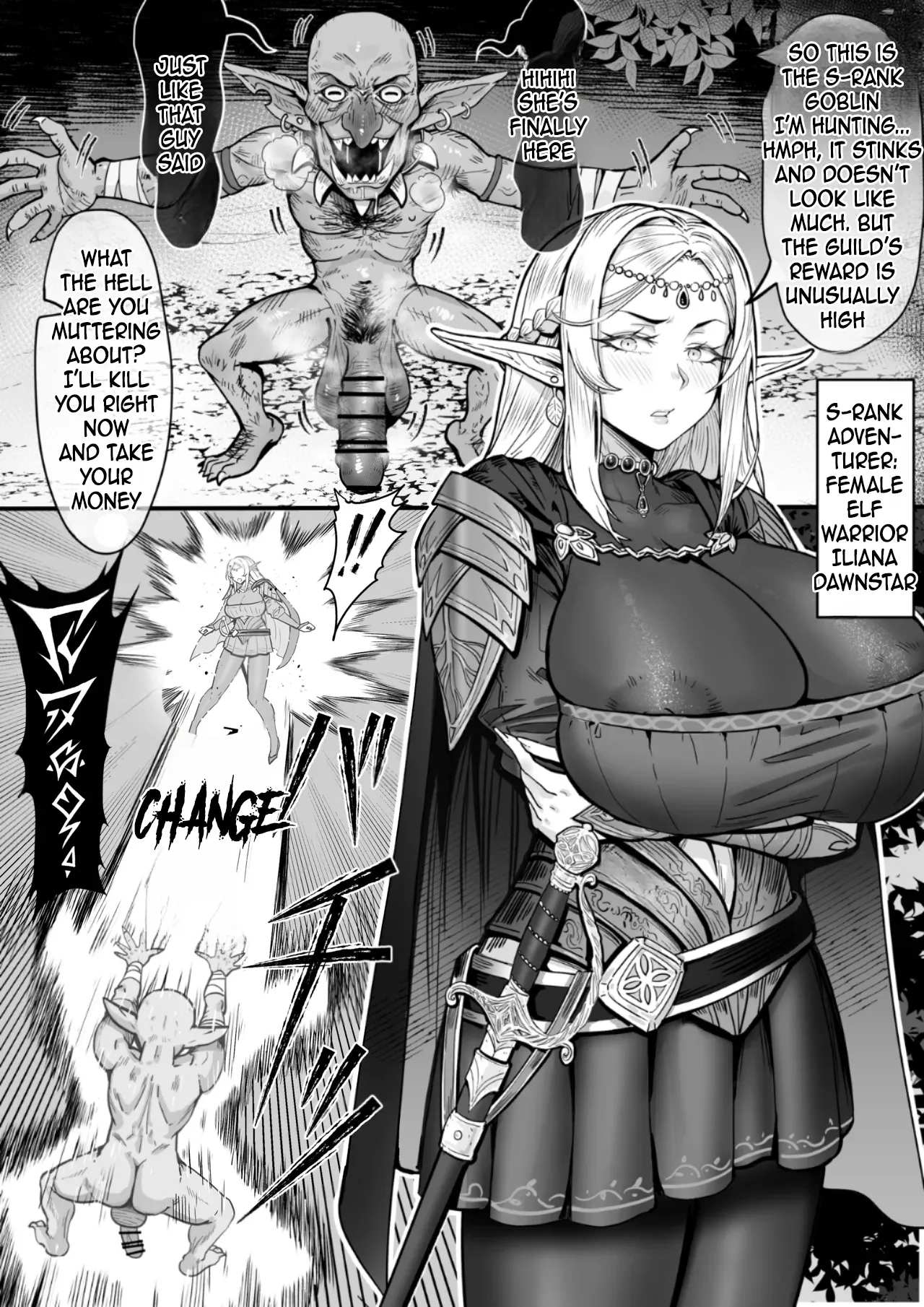 [Momomimi] Forced Body Swap by Goblins Leads to Ejaculation Addiction! The Fall of Elven Warrior Iliana Dawnstar! [Fanbox] [English]