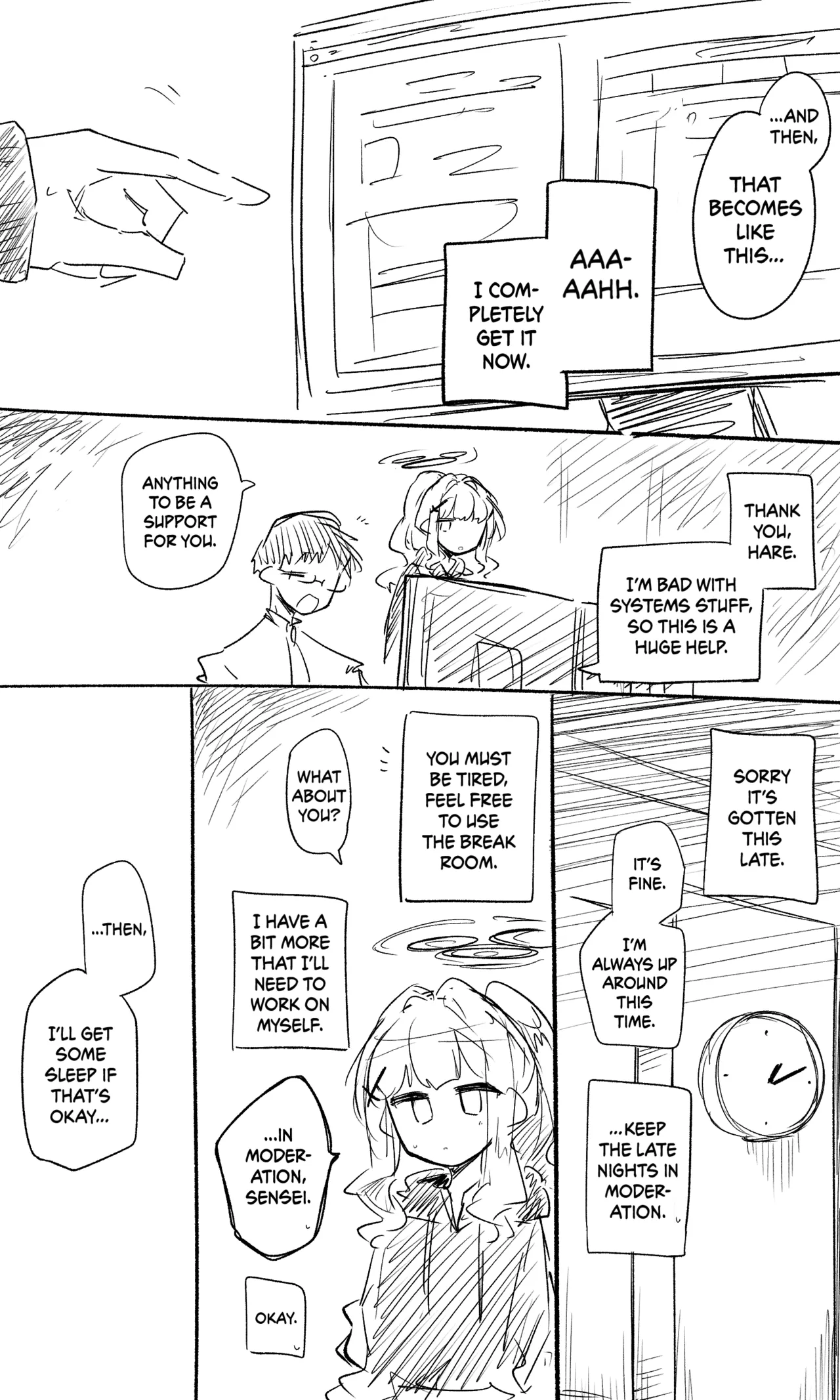 [Nekko] Hare Koukaibun + Short Manga + Omake (Blue Archive) [English]