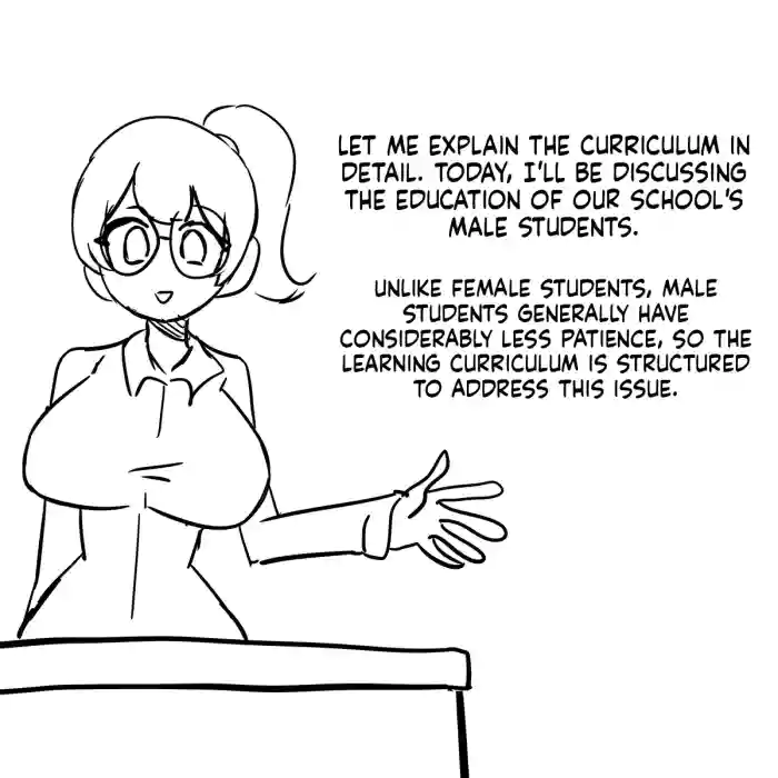 (Au79) (Pixiv) A school in a female-dominated society."